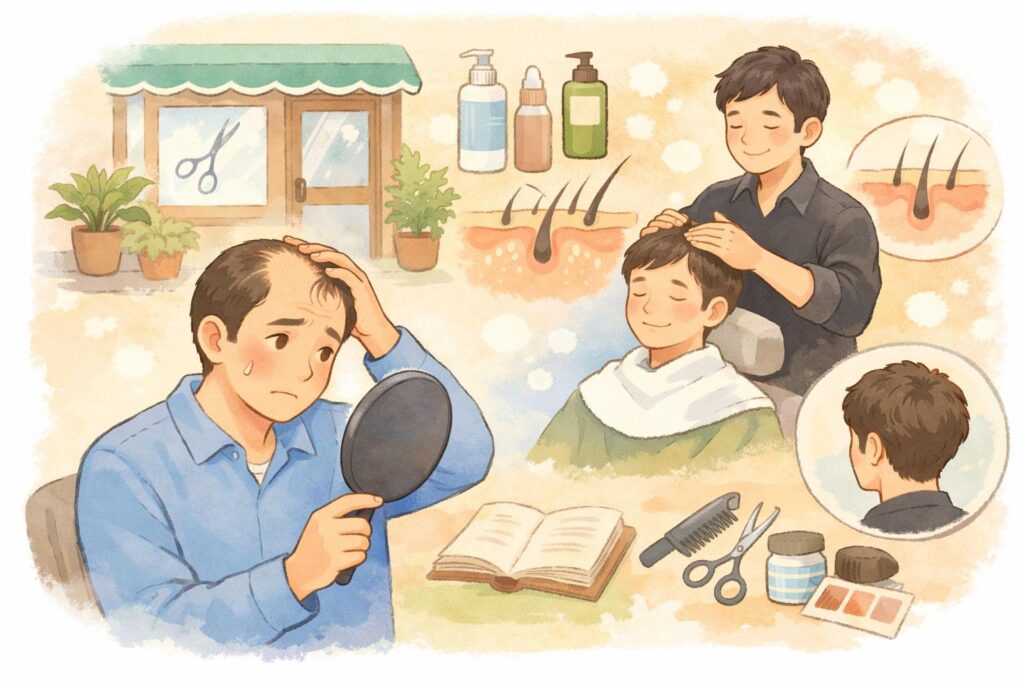 薄毛に悩む男性のための完全個室美容室RELIVE